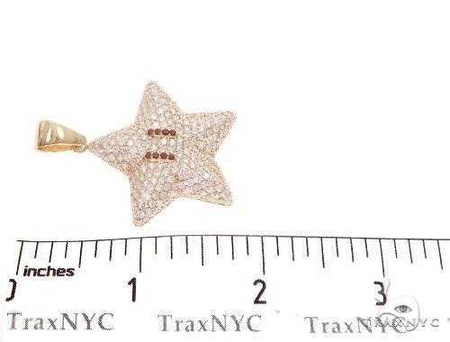 Prong Diamond Mario Star Pendant 64920 - Image 7