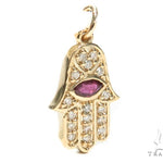 Prong Gemstone Pendant 41189 - Image 2