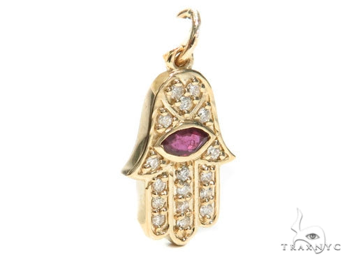 Prong Gemstone Pendant 41189 - Image 2