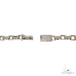 14K Gold Diamond Lock Anchor Chain 68038 - Image 4