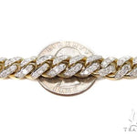 Prong Miami Cuban Diamond Chain 30 Inches 9.5mm   64495 - Image 3