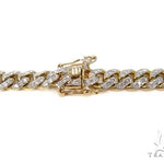 Prong Miami Cuban Diamond Chain 30 Inches 9.5mm   64495 - Image 5