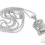 Jesus Diamond White Gold Pendant 65222 - Image 1