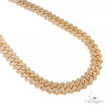 Prong Set Diamond Cuban Chain 66847 - Image 2