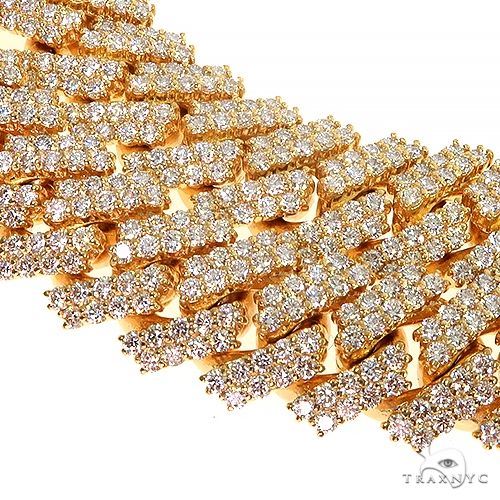 Prong Set Diamond Cuban Chain 66849 - Image 4