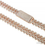 Prong Set Diamond Cuban Chain 66850 - Image 1