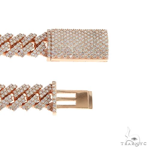 Prong Set Diamond Cuban Chain 66850 - Image 5