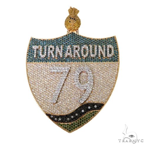 ProngCustom Made Diamond Pendant 67615 - Image 1