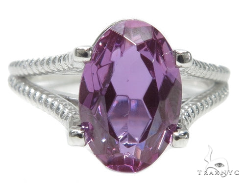 Amethyst & Diamond RIng 40749 - Image 2