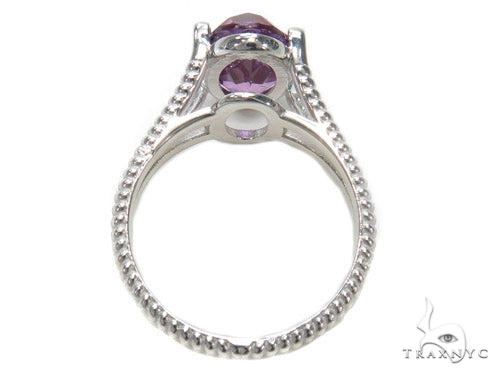 Amethyst & Diamond RIng 40749 - Image 6