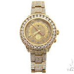 ROLEX 18k GOLD YACHTMASTER II 2 WATCH MODEL # 116688 FULL DIAMOND WATCH 63741 - Image 2