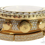 ROLEX 18k GOLD YACHTMASTER II 2 WATCH MODEL # 116688 FULL DIAMOND WATCH 63741 - Image 7