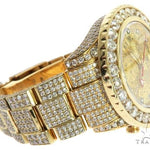 ROLEX 18k GOLD YACHTMASTER II 2 WATCH MODEL # 116688 FULL DIAMOND WATCH 63741 - Image 9