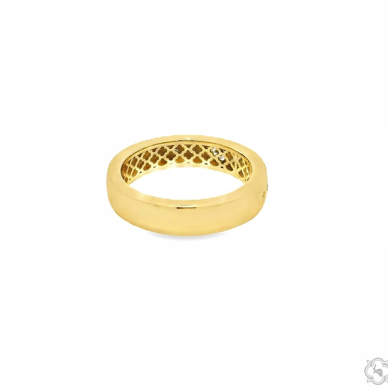 Golden Glow Diamond Wedding Band 70494 - Image 3