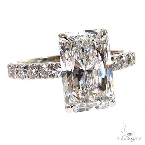 Radiant Cut Diamond Engagement Ring 68633 - Image 2