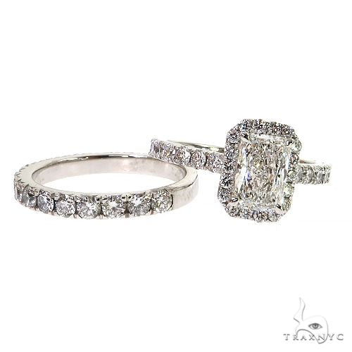 Radiant Cut Diamond Engagement Ring 68658 - Image 1