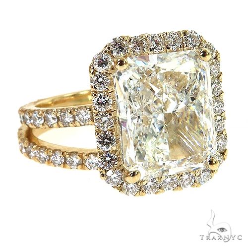 Radiant Cut Diamond Engagement Ring 68944 - Image 7