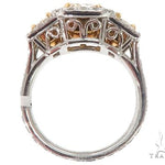 Radiant Cut Fancy Yellow Diamond Engagement Ring 64566 - Image 8