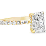 Radiant Spark Engagement Ring 70689 - Image 2