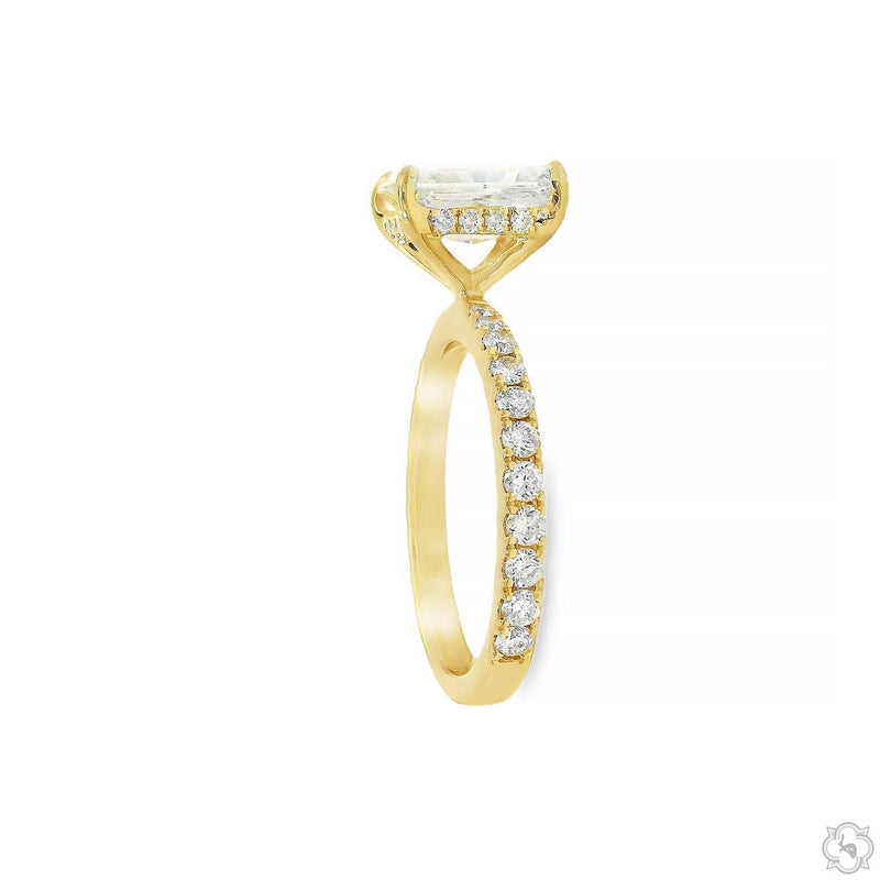 Radiant Spark Engagement Ring 70689 - Image 4