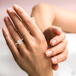 Radiant Spark Engagement Ring 70689 - Image 5