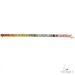 Rainbow Emerald Cut Bracelet 67045 - Image 5