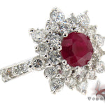 Red Ruby & Diamond Ring 32016 - Image 1