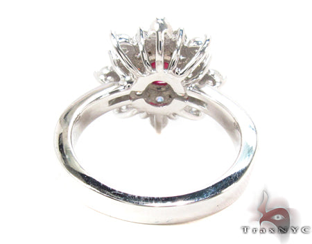 Red Ruby & Diamond Ring 32016 - Image 5