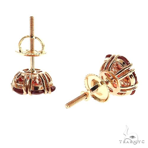 Scarlet Bloom Flower Earrings Small 69047 - Image 4