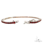 Red Sapphire Tennis Bracelet 69038 - Image 2