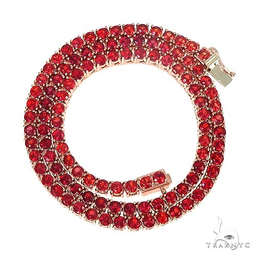 Red Sapphire Tennis Chain 66863