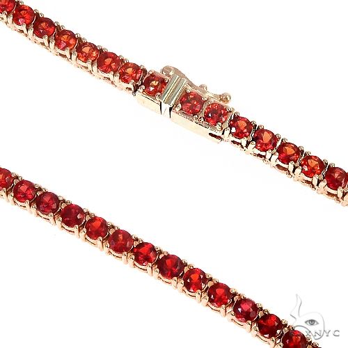 Red Sapphire Tennis Chain 66863