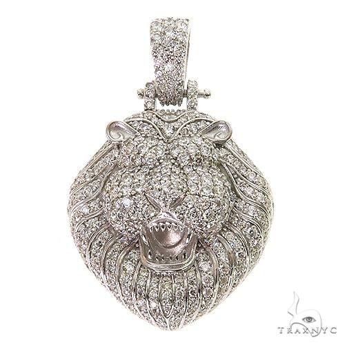 Regal Roar Diamond Lion Pendant 69606 - Image 1