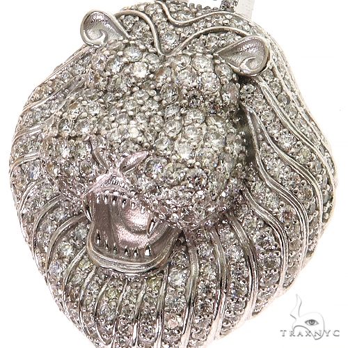 Regal Roar Diamond Lion Pendant 69606 - Image 3