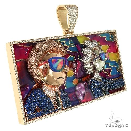 Rick And Morty Diamond Pendant 66367 - Image 2