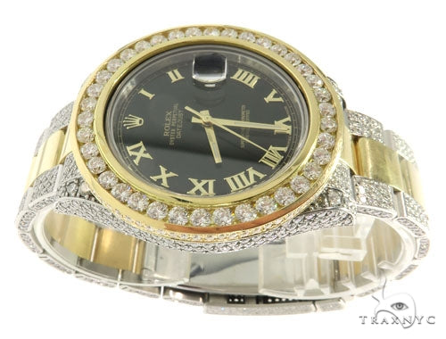 Rolex Datejust 18K Yellow Gold and Steel Oyster Perpetual 58544 - Image 4