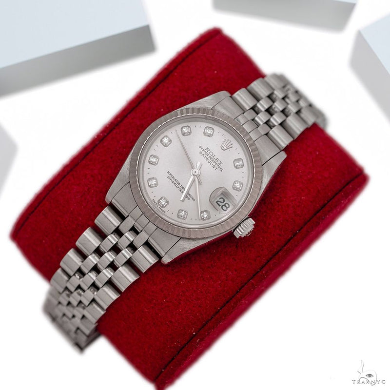 Rolex Datejust 31mm 78274 Silver Diamond Dial Jubilee Bracelet 69758 - Image 3