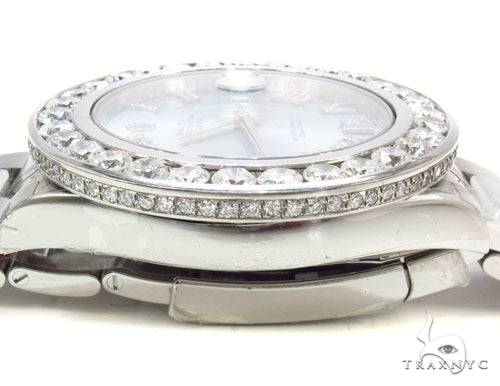 Rolex Datejust II Steel Diamond Watch 36725 - Image 7