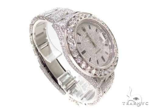 Rolex Datejust II Steel Fully Diamond Watch 36727 - Image 3