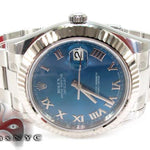 Rolex Datejust II Blue Steel & White Gold 116334 27957 - Image 5
