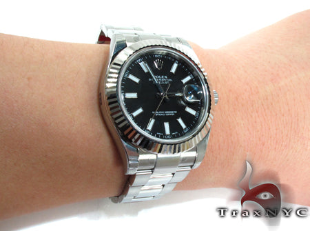Rolex Datejust II White Gold and Steel 116334 27792 - Image 12