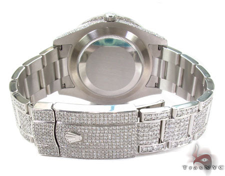 Diamond Rolex Datejust II White Gold and Steel 116334 bkrio 28690 - Image 10