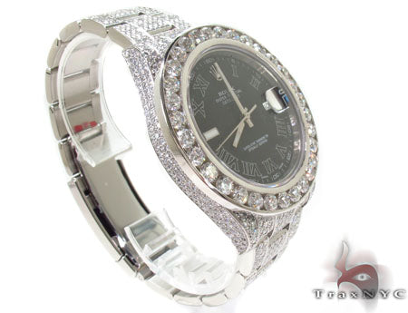 Diamond Rolex Datejust II White Gold and Steel 116334 bkrio 28690 - Image 3