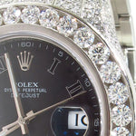 Diamond Rolex Datejust II White Gold and Steel 116334 bkrio 28690 - Image 5