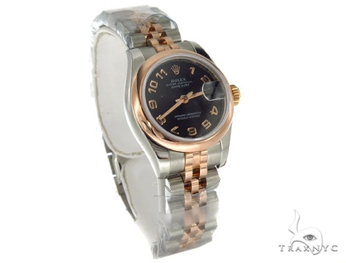 Rolex Datejust Rose Gold and Steel 179161 43370 - Image 3