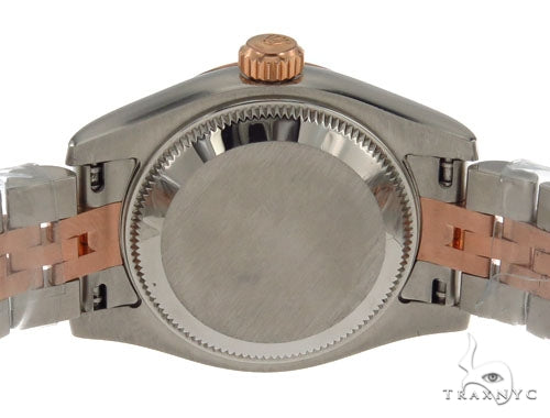 Rolex Datejust Rose Gold and Steel 179161 43370 - Image 8