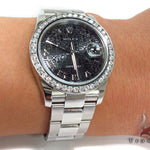 Diamond Rolex Datejust Steel 116200 BKJRO 29016 - Image 13
