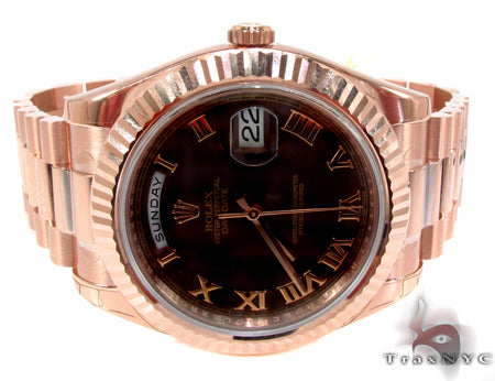 Rolex Day-Date Rose Gold 218235 32576 - Image 6
