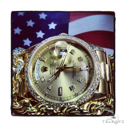 Rolex Day-Date Yellow Gold Watch 36mm 40167 - Image 3