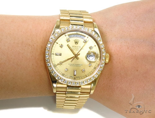 Rolex Day-Date Yellow Gold Watch 36mm 40167 - Image 13